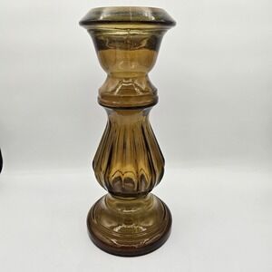 VIDRIOS SAN MIGUEL Made in Spain Tall Recycled Glass Candle Holder 16" Tall VTG